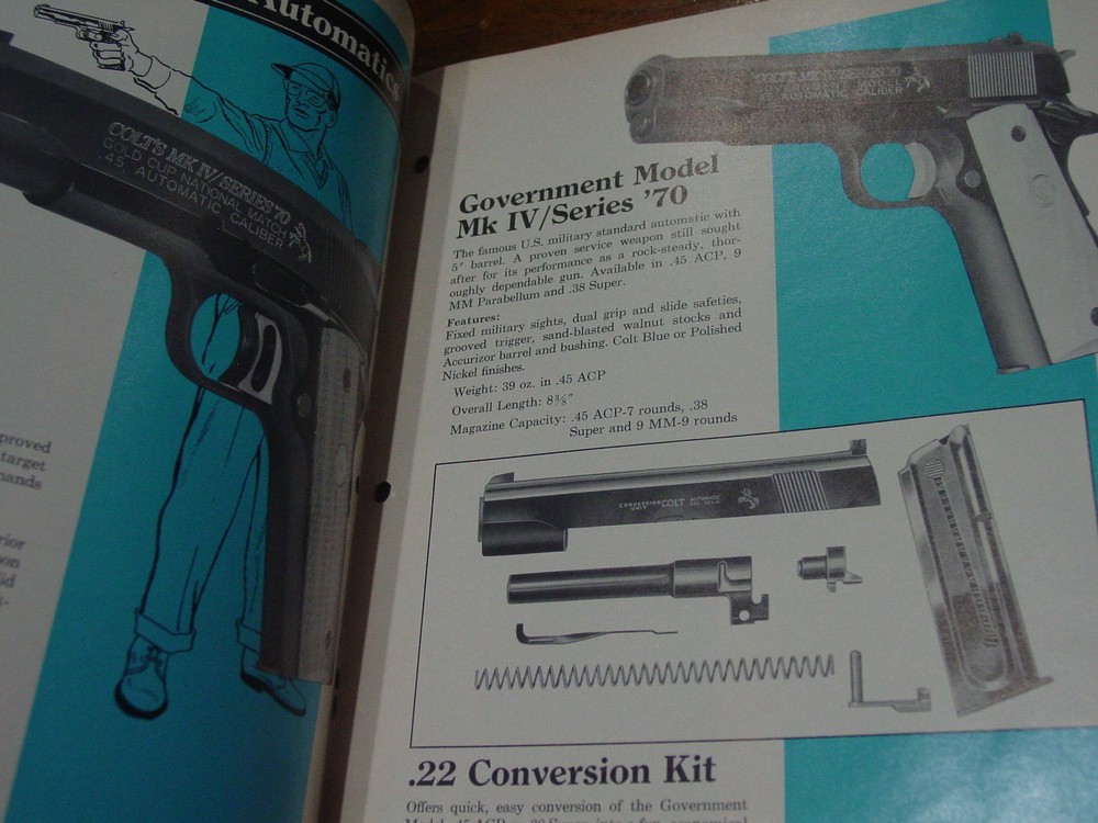 OEM Colt 1975 Catalog