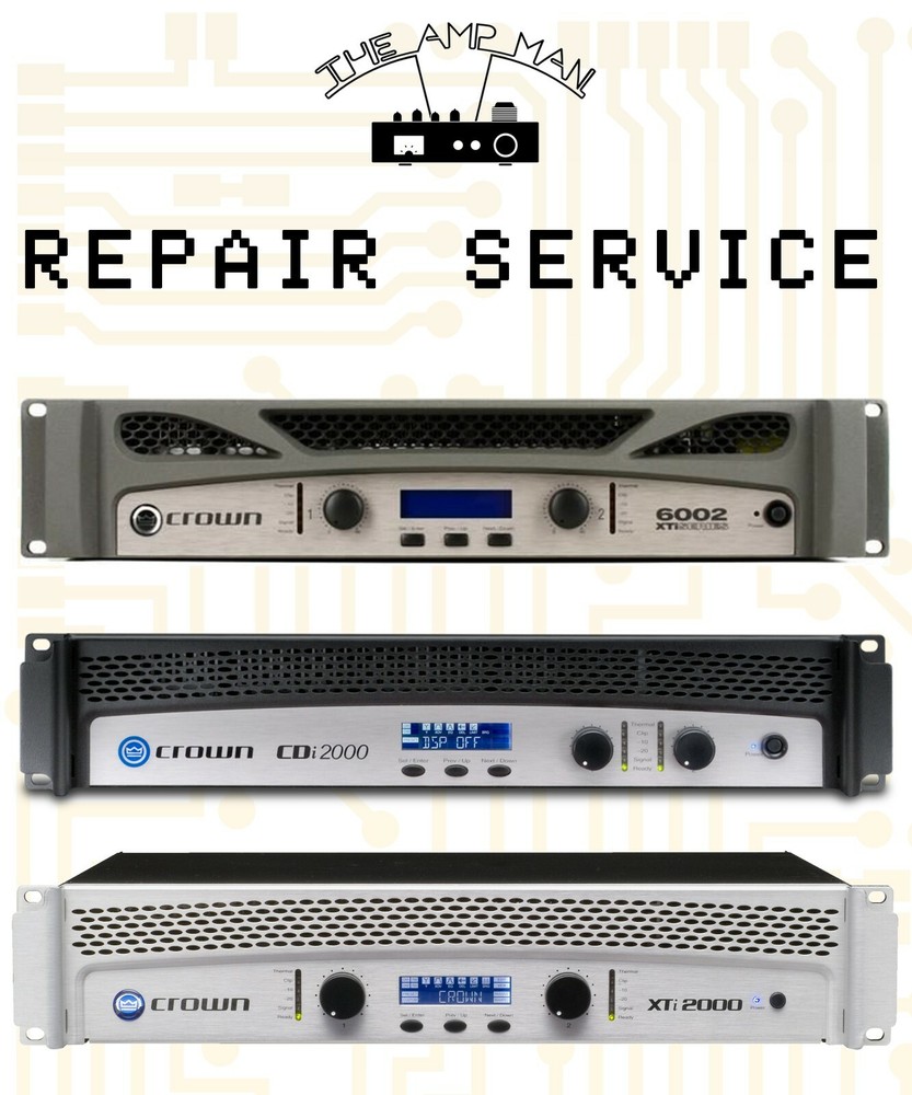 Crown CDi, XTi, DSi Repair Service (Read Description!)
