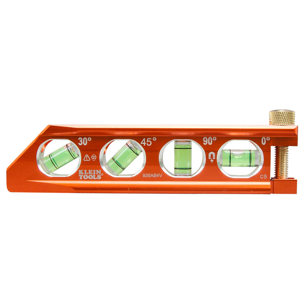 Klein Tools 935AB4V ACCU-BEND™ Level, 4 Vial, REM