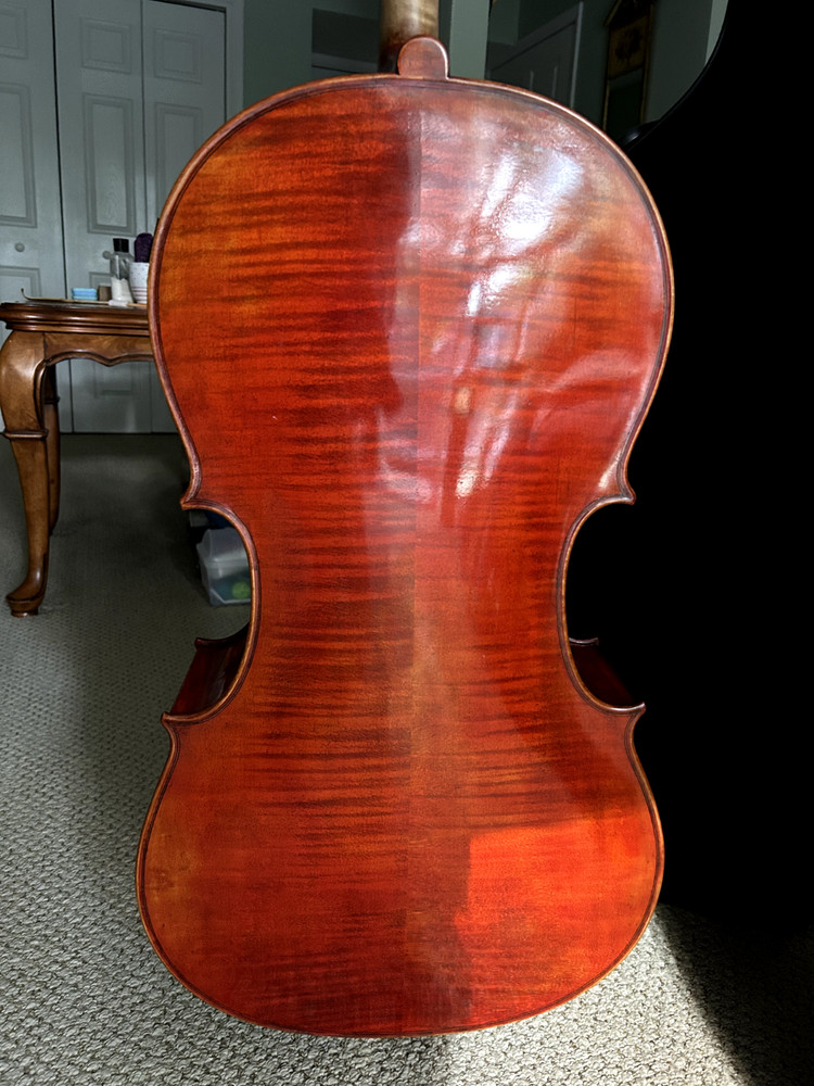 Full size 4/4 Cornelia Strings VC320 Cello with Fiberglass Case & 2 Bows