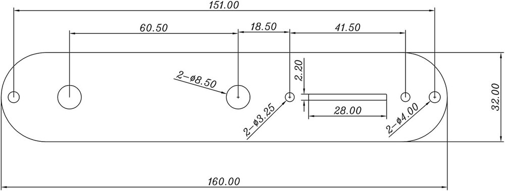 Engraved Steel Guitar Control Plate Panel Fit Telecaster Tele