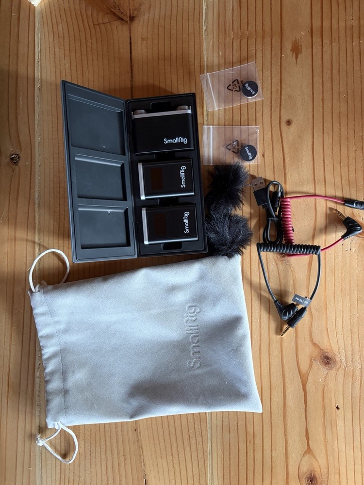 SmallRig Forevala W60 Wireless Microphone for iPhone/DSLR/Mirrorless Cameras