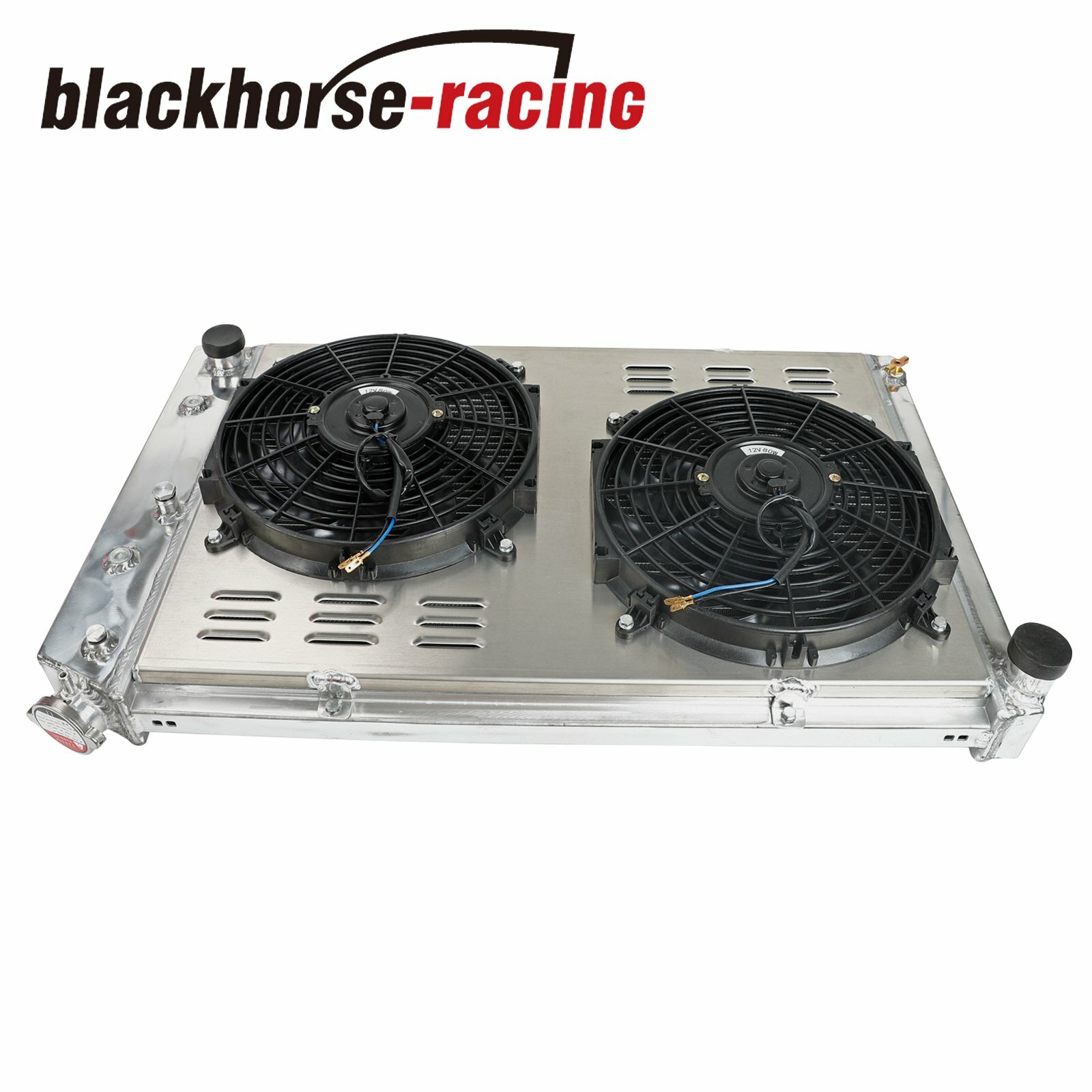 For Chevy 1970-1981 Camaro/1978-1987 Monte Carlo 3 Row Radiator+Shroud Fan+Relay