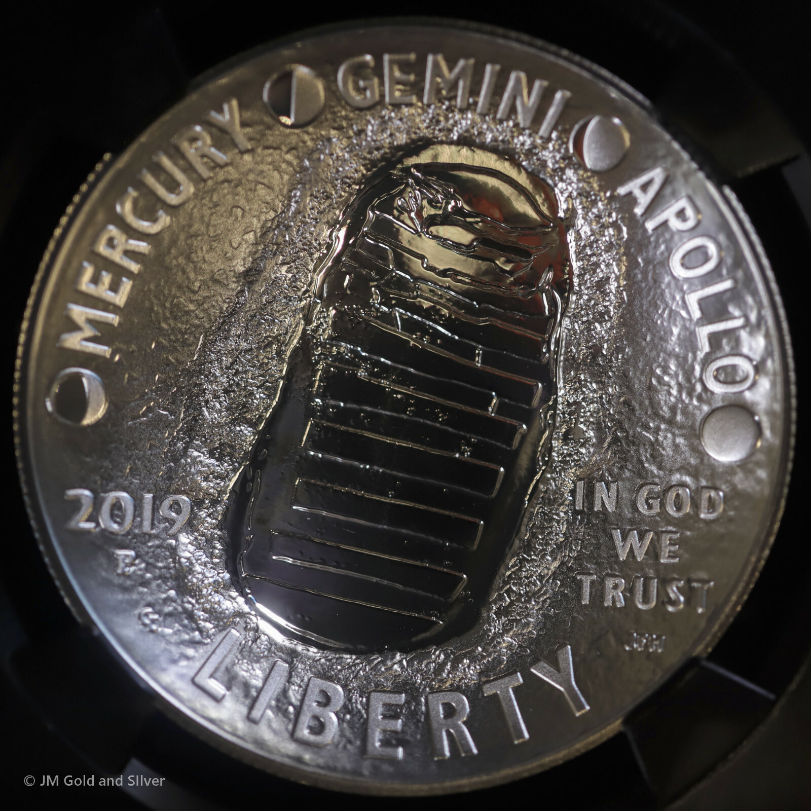 2019 P Proof Apollo 11 50th Anniv Commem Silver Dollar NGC PF 70 UCAM | FDOI PR