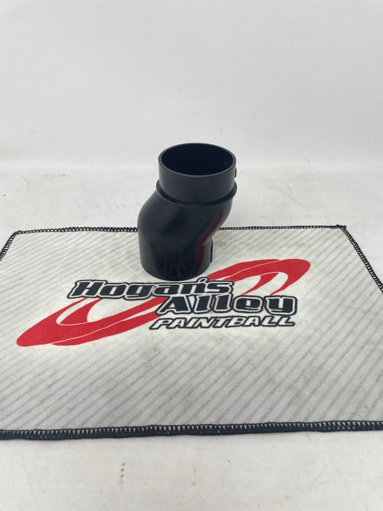 Offset Elbow for Cyclone Feed Hoppers - Black