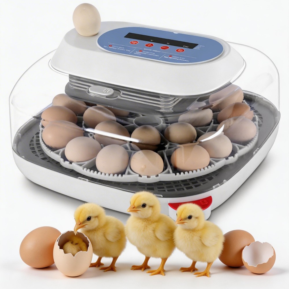 Incubators for Hatching Eggs, 24/48/56/70 Eggs with Automatic Egg Turning