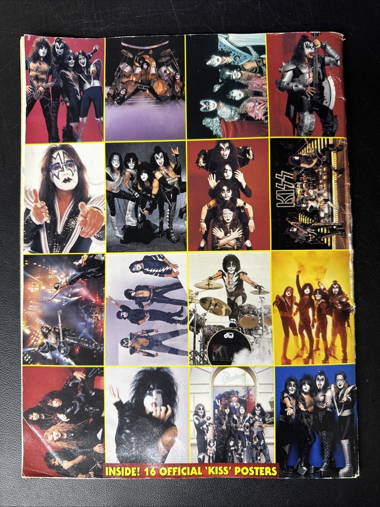 2000 METAL EDGE SPECIAL KISS THE OFFICIAL KISS FAREWELL POSTER BOOK MAGAZINE