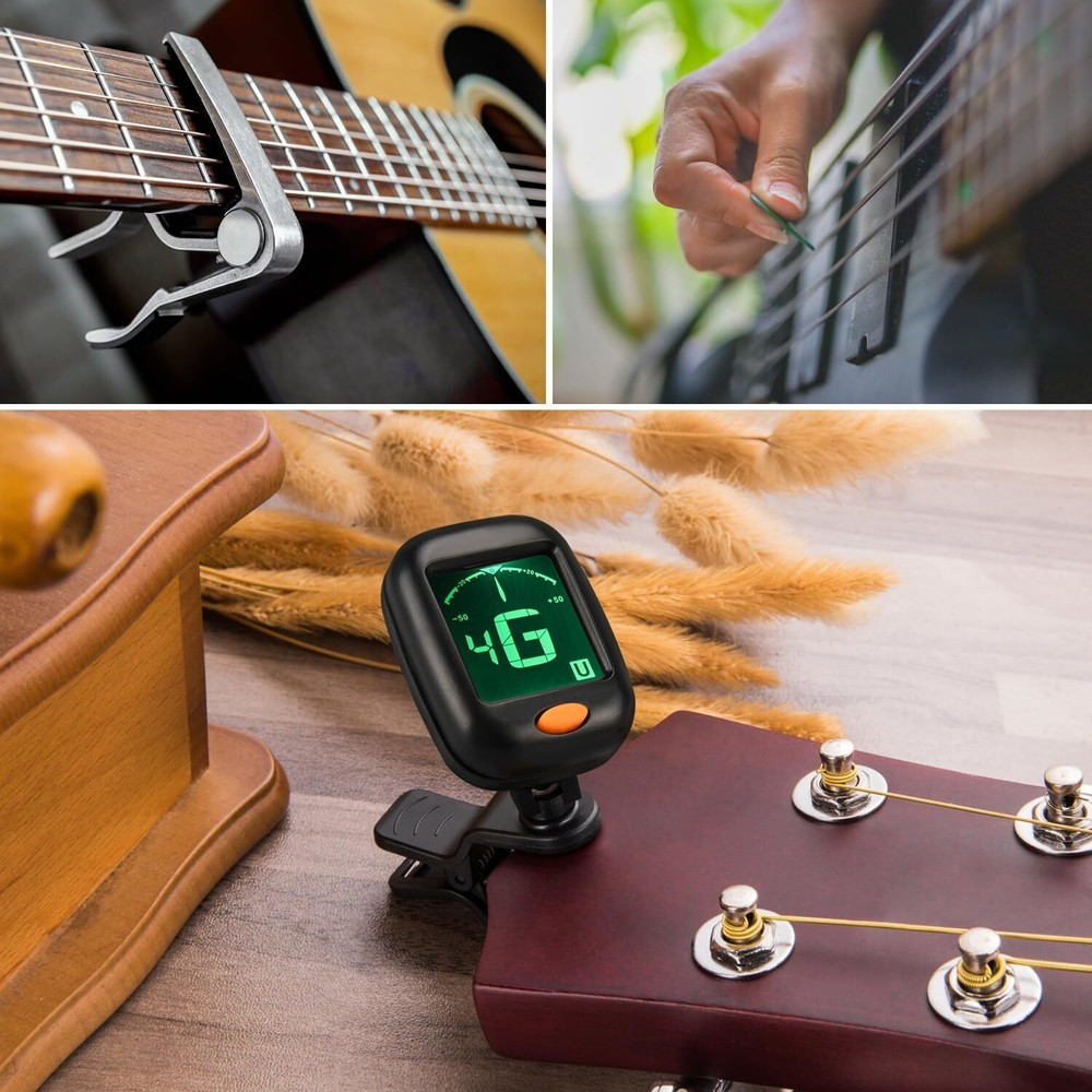 Guitar Capo Tuner Set, Accessories, Including 1 Set