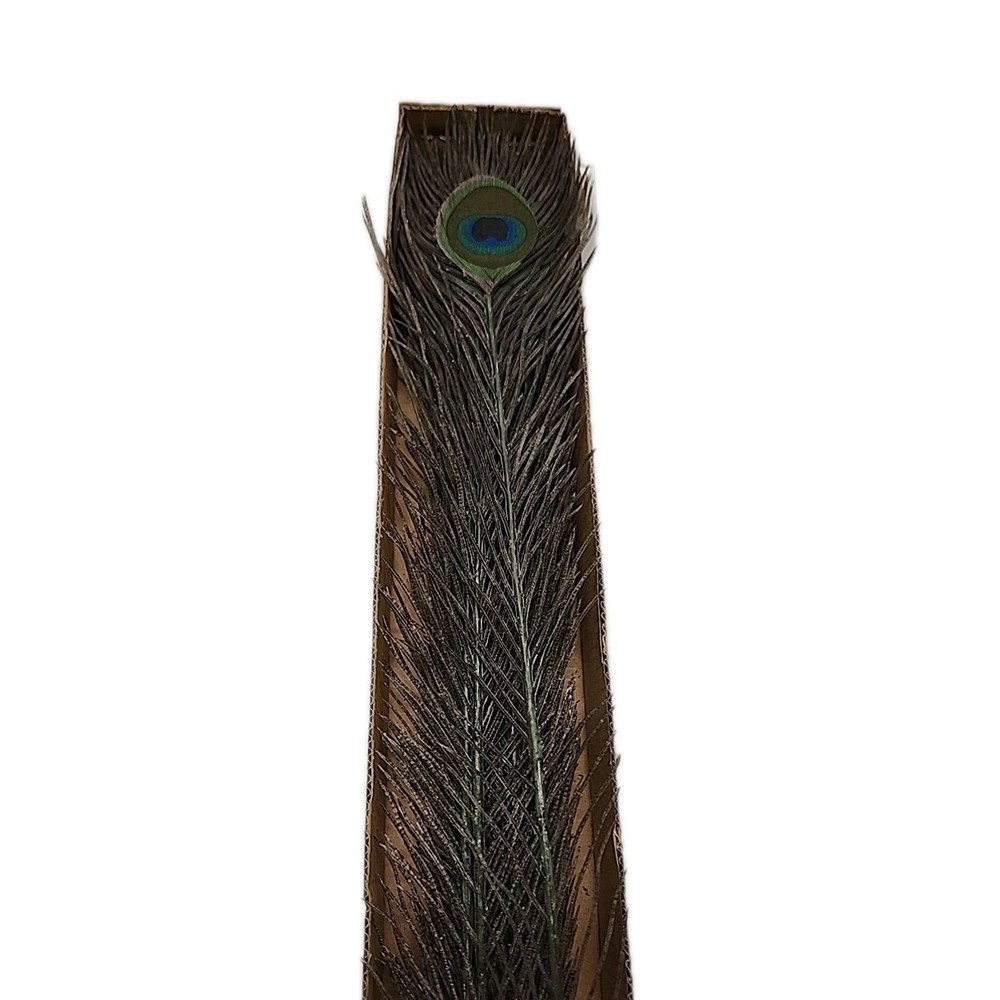 Artificial Peacock Feathers 21" (15 Pieces)