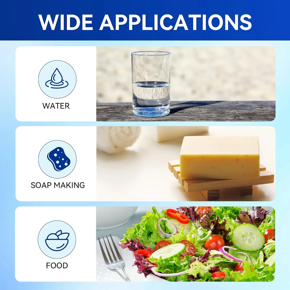 Universal pH Test Strips 0-14, Quick Reliable pH Testing Kit for Water, Soap Mak