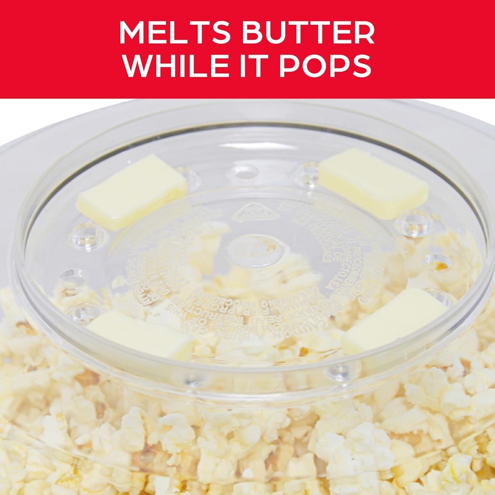 West Bend 6Qt Red Electric Popcorn Maker
