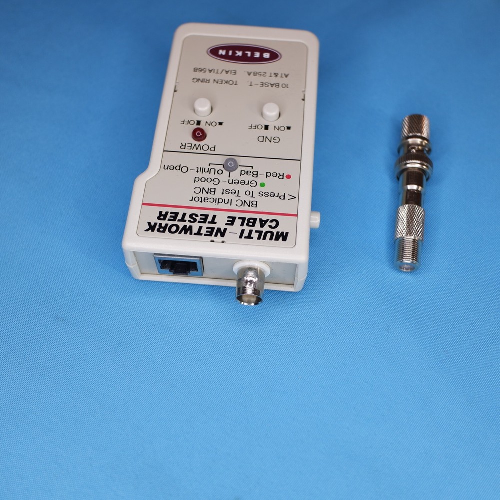 Belkin Multi-Network Cable Tester LAN Network Cable Tester Incomplete Set