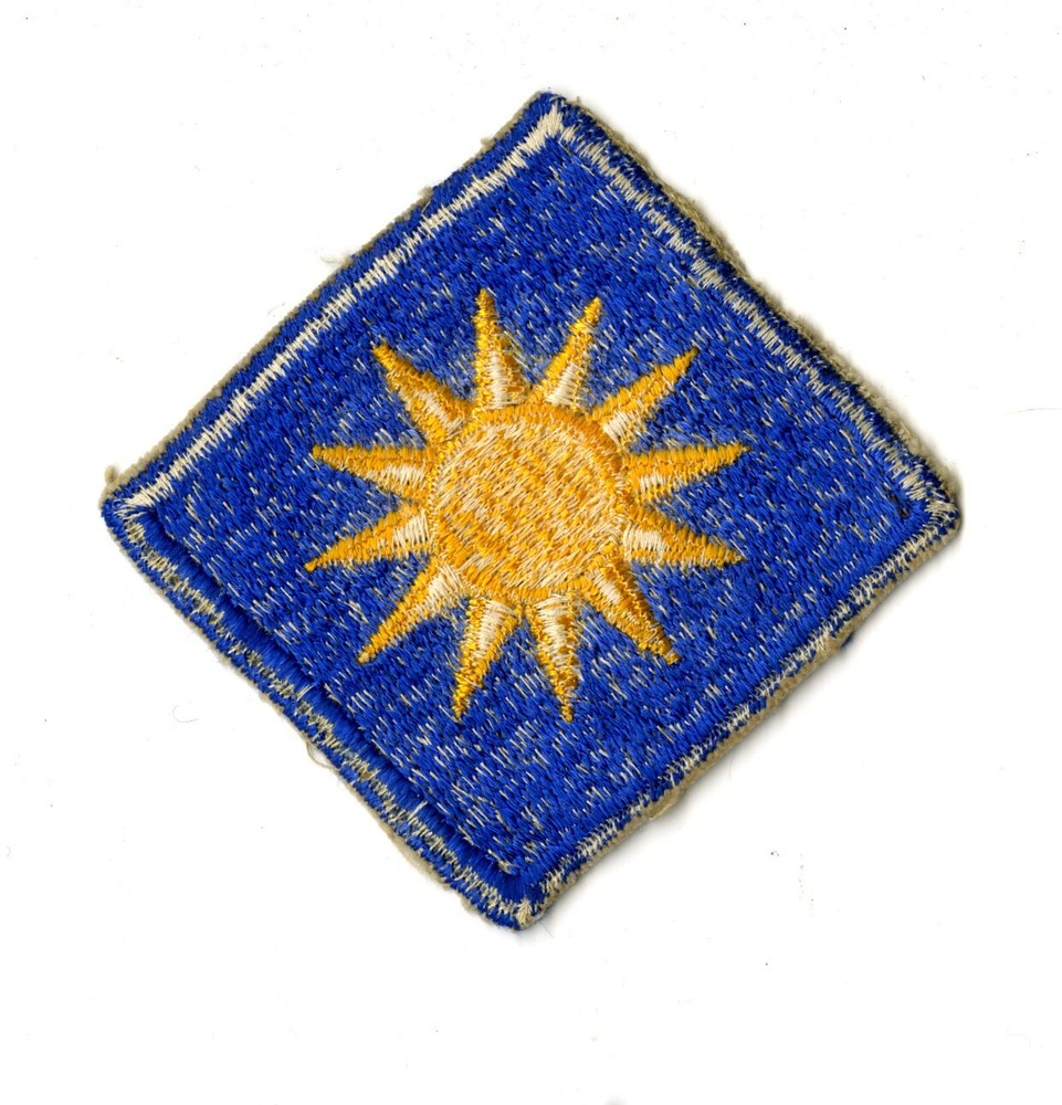 40th Infantry Division White Back Patch WWII Original Philippines Pacific