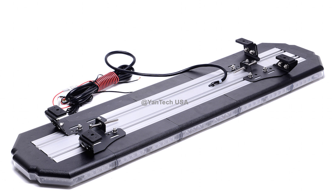 56" LED Strobe Beacon Lightbar w/ Cruise Control, Alley&Brake&Turn Signal Lights
