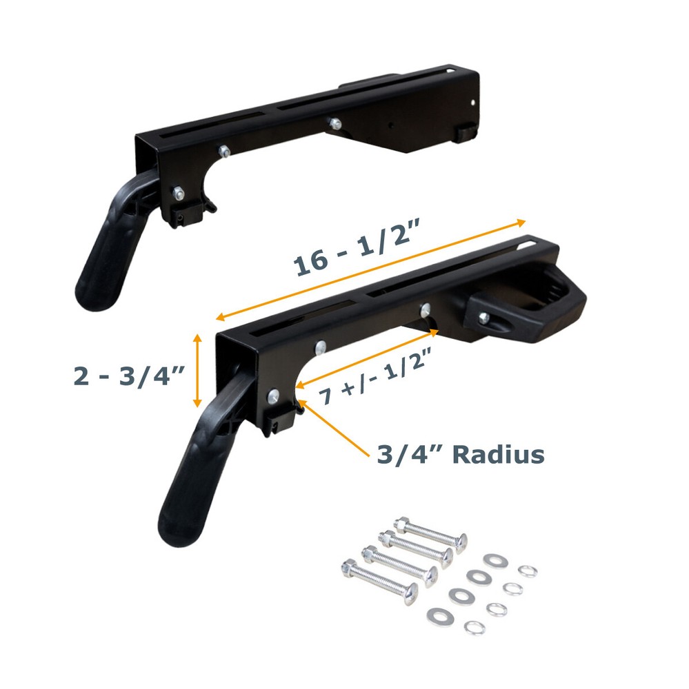 POWERTEC 2pcs Miter Saw Stand Universal Mounting Brackets MT4000MBA