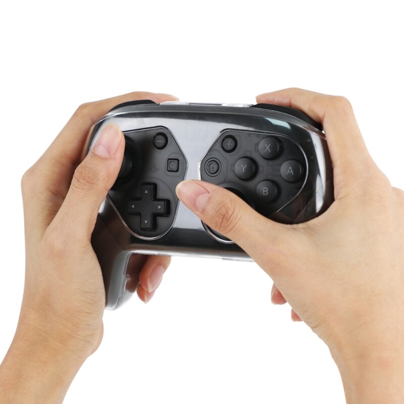 Clear Crystal Protective Cover for Shell for Switch Pro Controller Game Controll