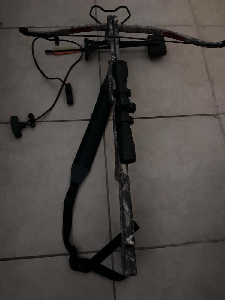 Fever Camouflage Crossbow with Scope and Arrow