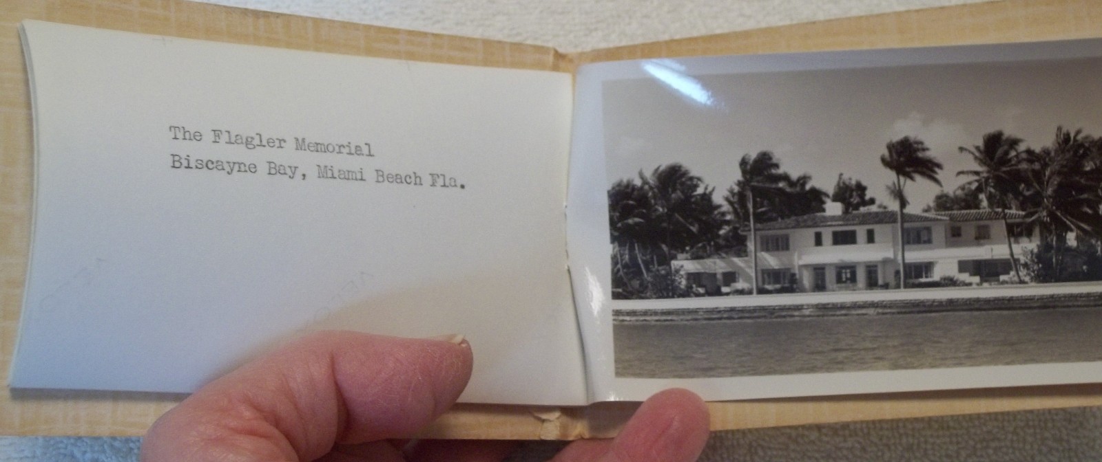 Photo Scenic Route Miss Miami Speed Boats Sightseeing BOOKLET Al Capones Home et