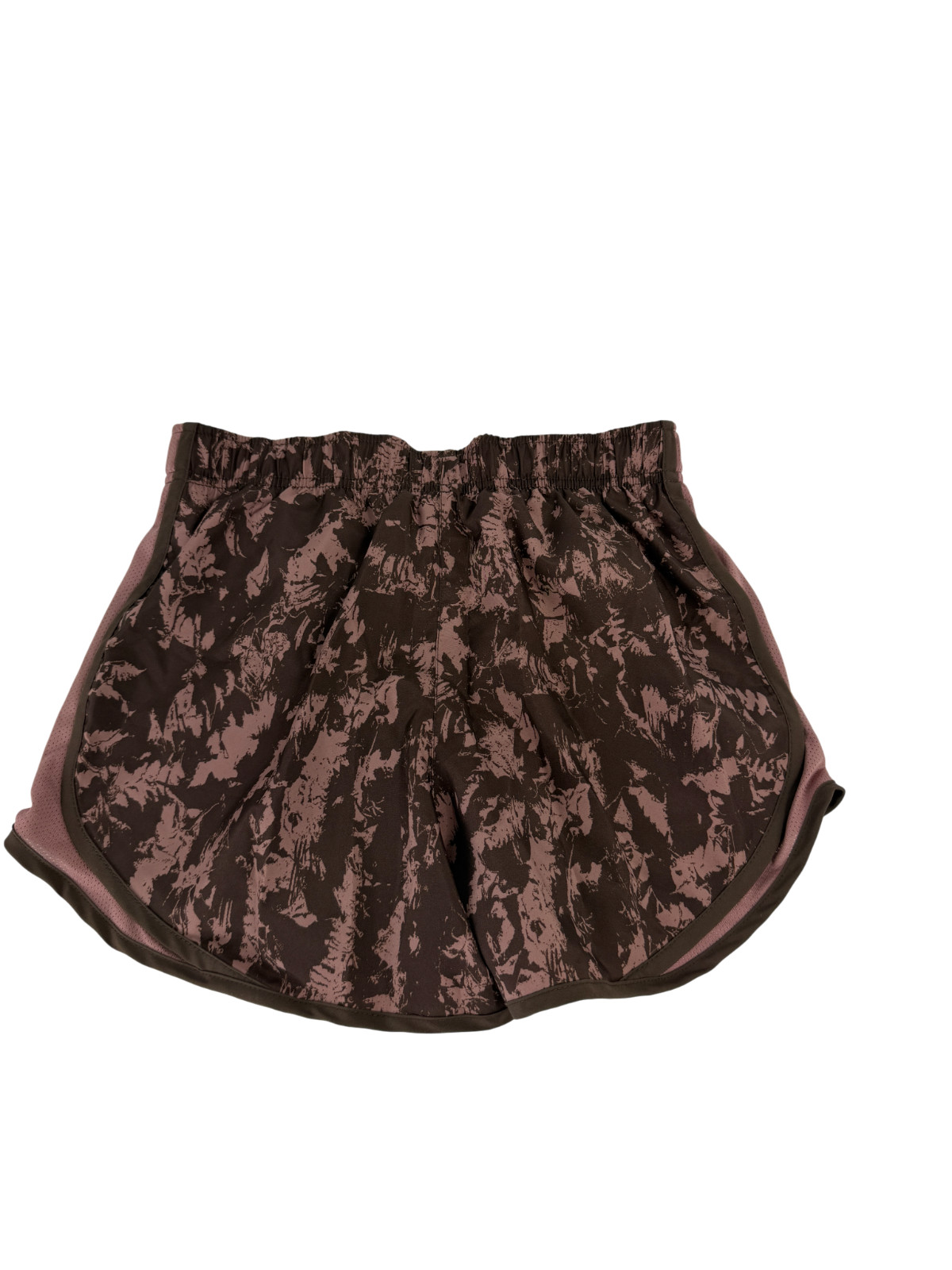 Nike Women's Size M Smokey Mauve Tempo Printed Running Shorts FZ3482-208 New