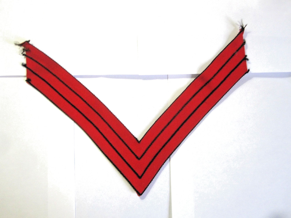 Model 1872 ARTILLERY SERGEANT CHEVRON - SINGLE ITEM