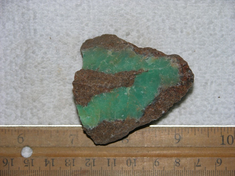 Chrysoprase rough mixed gem grade Australia 2 inch C85