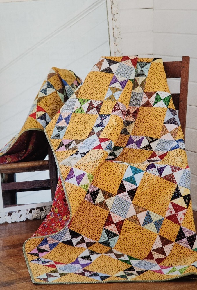 "Cheddar Delight" Quilt Pattern from 2014 Magazine Intermediate