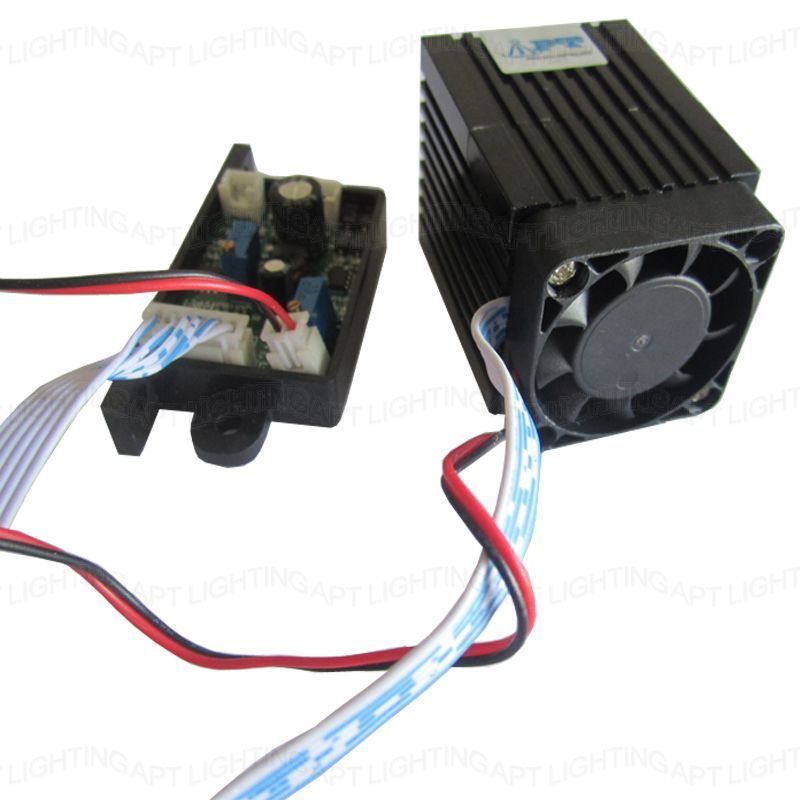 Analog signal DC12V 532nm 300mW green laser module + Focusable continuous work