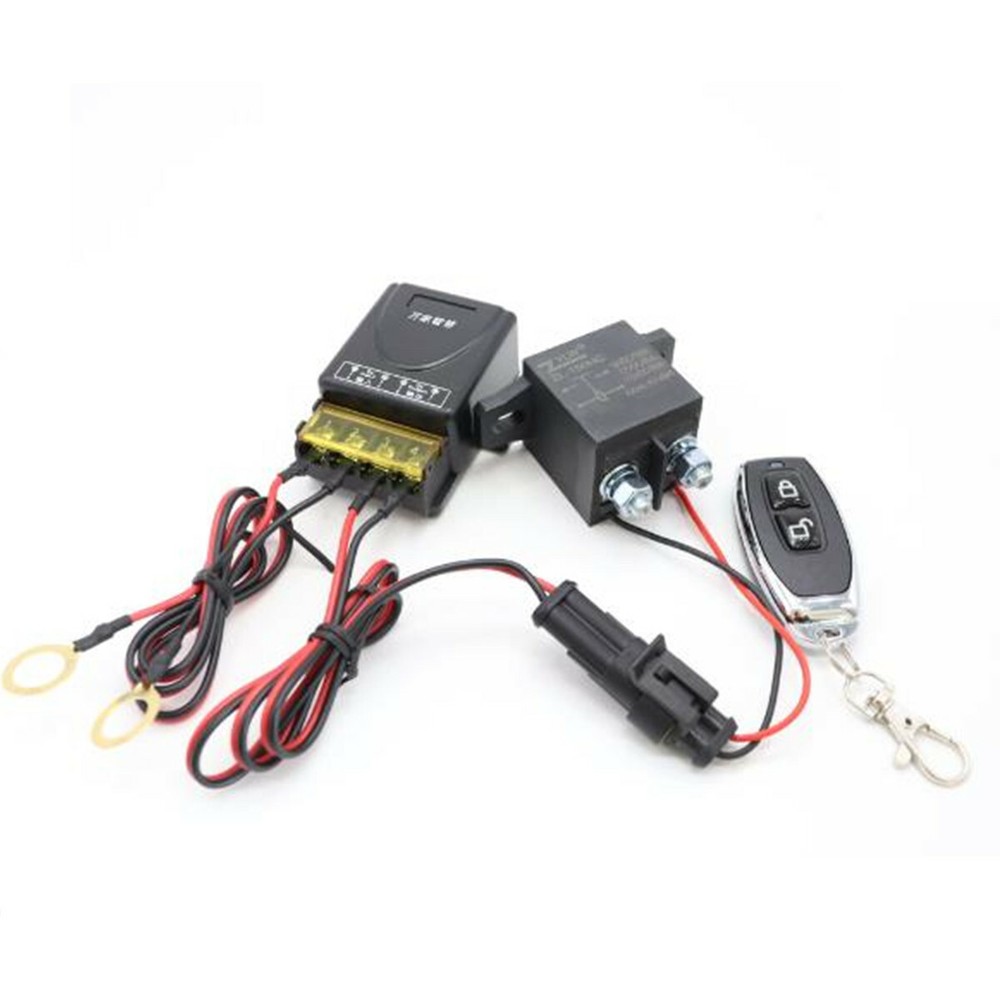 Wireless Remote Car Battery Disconnect Switch Cut Off Isolator Master Power Kill