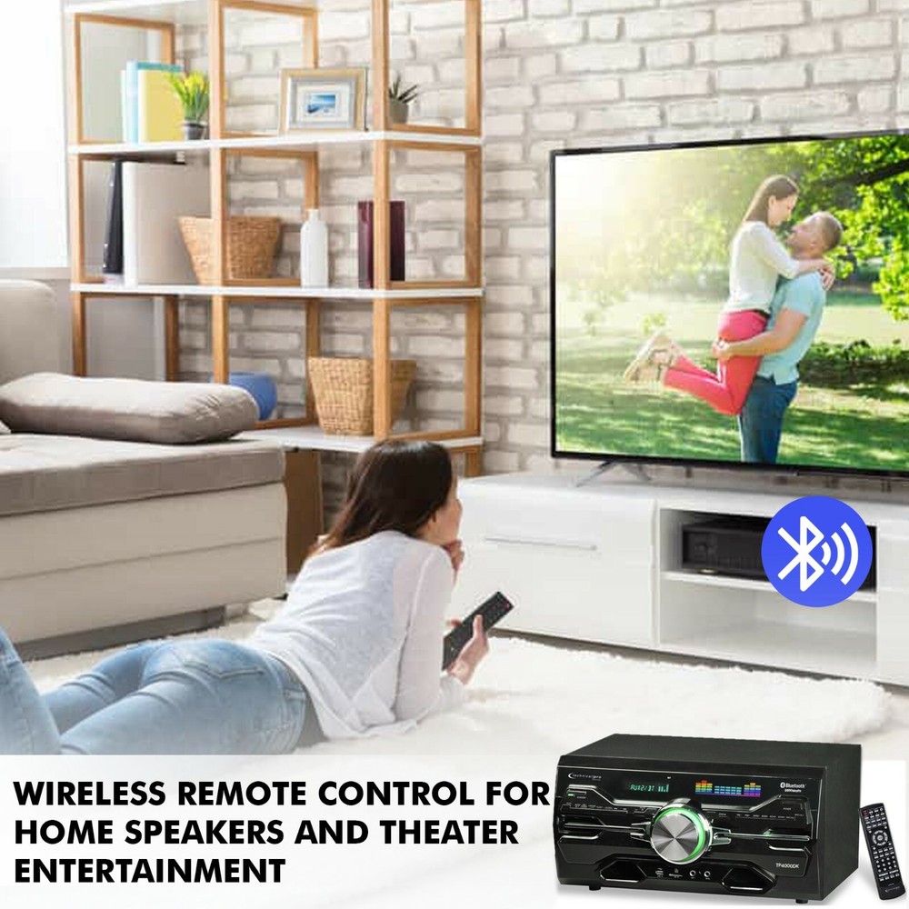 Technical Pro 3800Watts Professional Bluetooth Home Audio Receiver w/ DVD Player