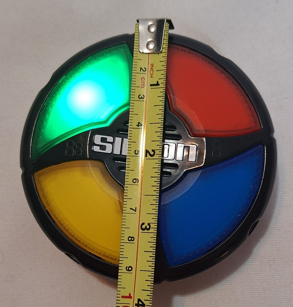 HandHeld Simon Memory Small Mini Electronic Game Hasbro 3.5" Tested