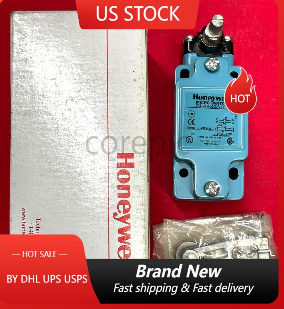 HONEYWELL MICRO SWITCH, GLAA20A1B, 600A, 15VAC, 2NO & 2NC SAME POLARITY