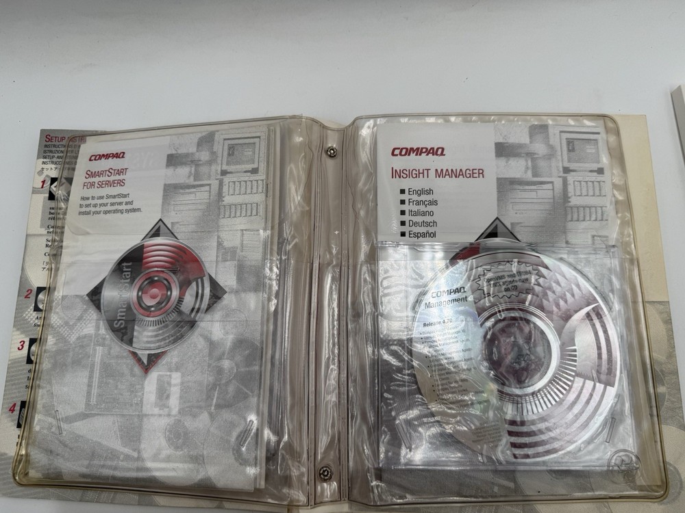 Compaq Cds Server Setup & Management & Reference Information Vintage