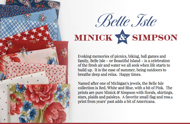 Belle Isle Moda Minick & Simpson Layer Cake