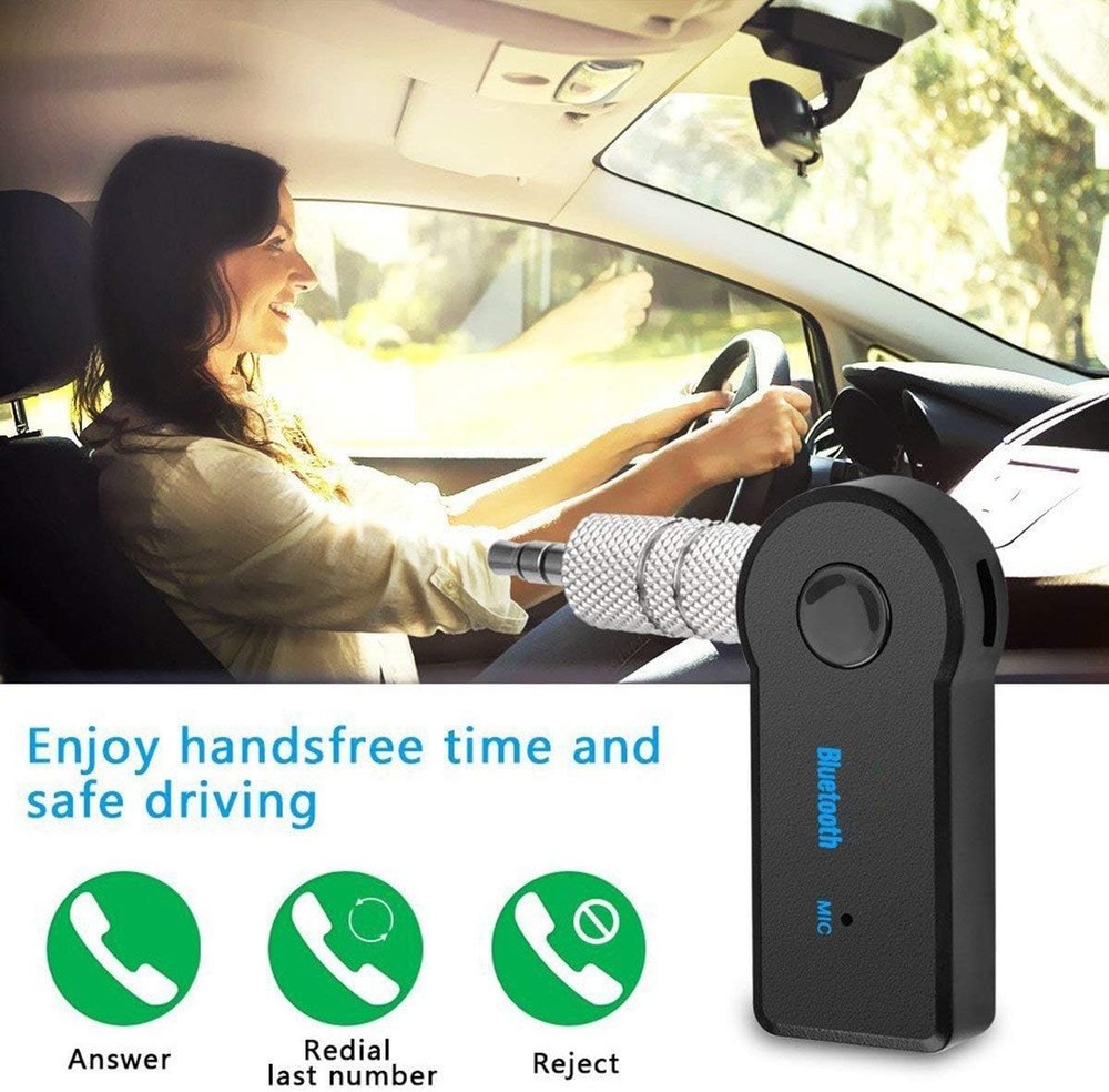 Bluetooth AUX Adapter for Car, Wireless Audio Receiver Portable BT003