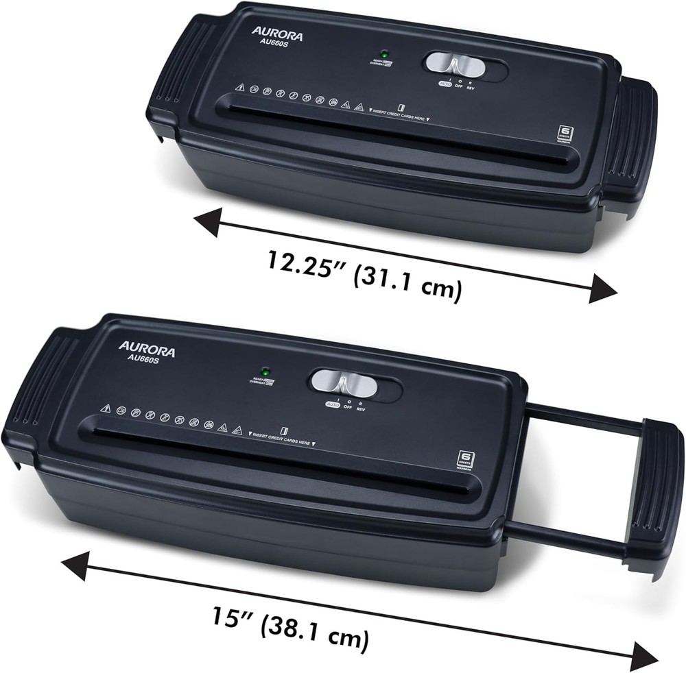 Portable Strip Cut Paper Shredder