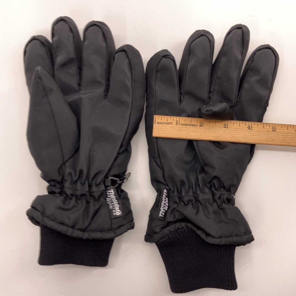 Aquatech Medium black winter ski gloves