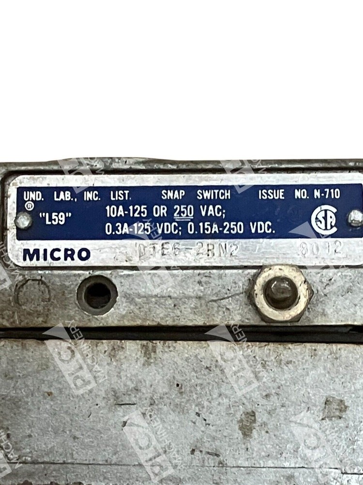Micro Switch N-710 L59 Snap Switch 8012 DTE6-2RN2