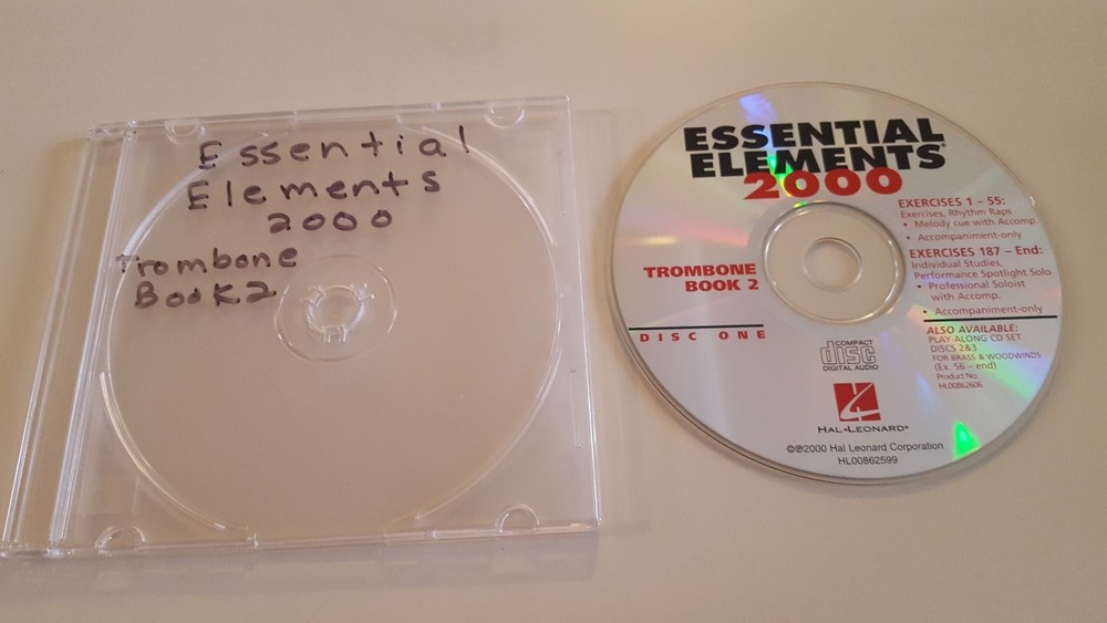 ESSENTIAL ELEMENTS 2000 TROMBONE CD 2 ONLY/MUSIC EDUCATION/BRASS/INSTRUMENTS