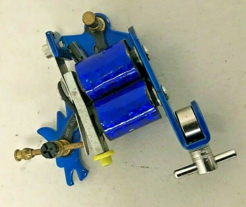 Grinder Classic Lining and Shading Tattoo Machine (Blue)