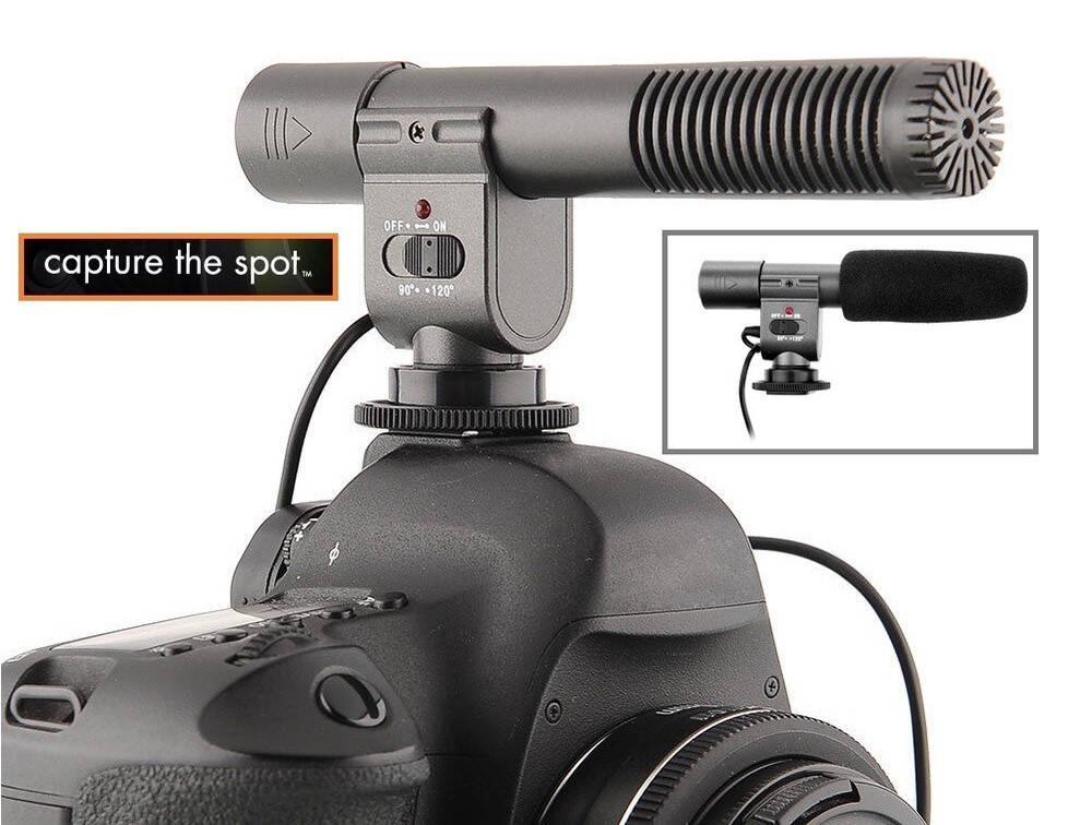 Professional Mini Zoom Microphone For Canon EOS 5D Mark IV
