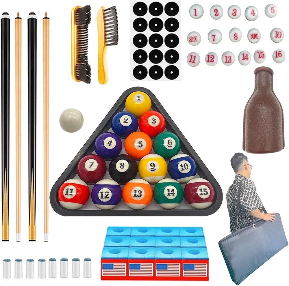 Pool Table Accessories,Pool Balls Billiard Set Including Billiard Pool Balls ...