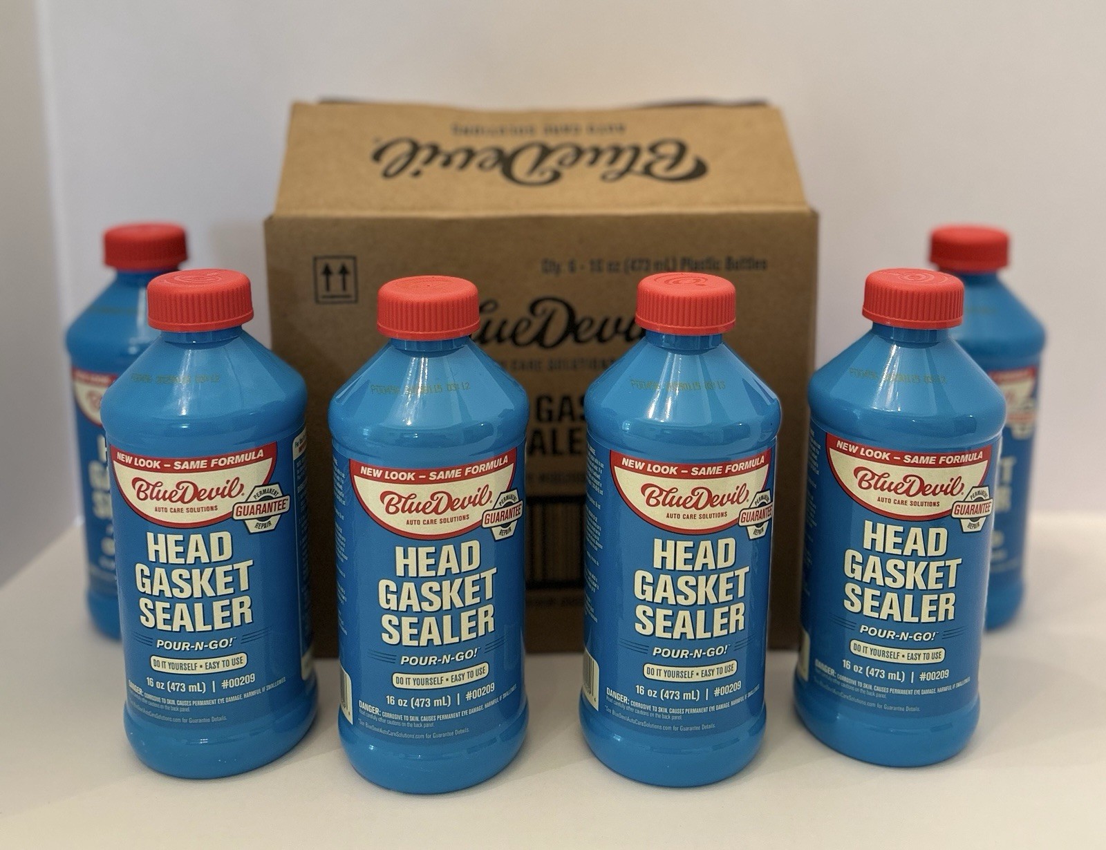 BlueDevil Products 00209 Head Gasket Sealer 16 Ounce (6 Pack Case)