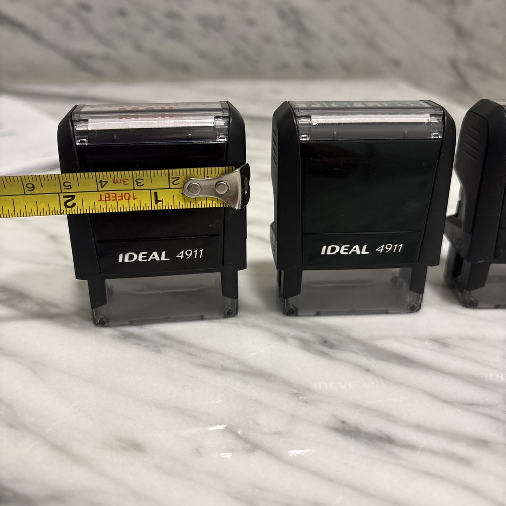 Self Inking Rubber Stamp FIRST CLASS PRIORITY MAIL & MEDIA MAIL Medium Size