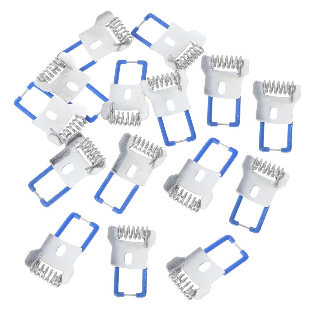 12 Pcs Retaining Clips Ceiling Lights Spring Detachable for Downlight Clamps