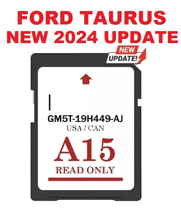 Ford TAURUS 2024 MAP UPDATE A15 SD Card Navigation US/CAN GPS