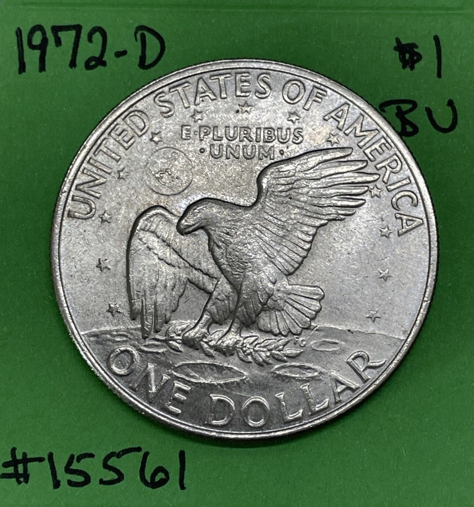 1972 D Eisenhower / Ike Dollar $1 BU Brilliant Uncirculated