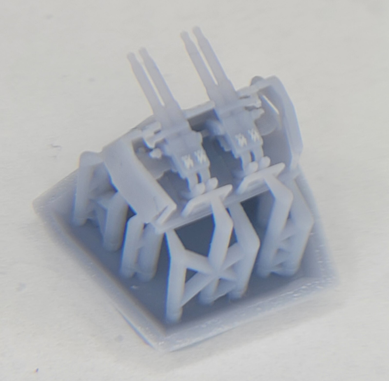 1/350 3D Printed Quad 40mm Bofors AA Guns W Shield X 6 3D Printed