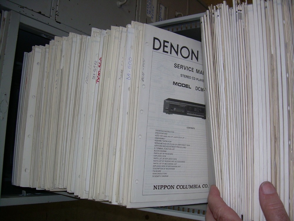 Denon Original Service Manual for DCD-1560