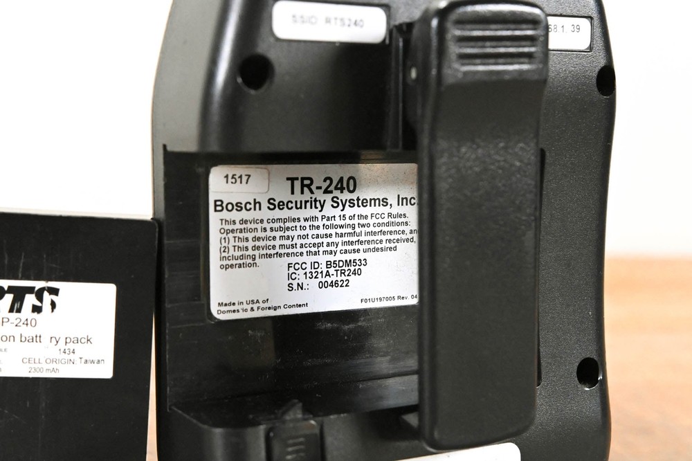 RTS TR-240 2.4 GHz Wireless Intercom Beltpack CG01DEV