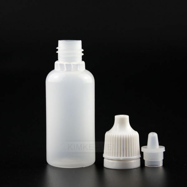 5-100pcs 5ml~100ml Empty Plastic Squeezable Dropper Bottles Eye Liquid Dropper